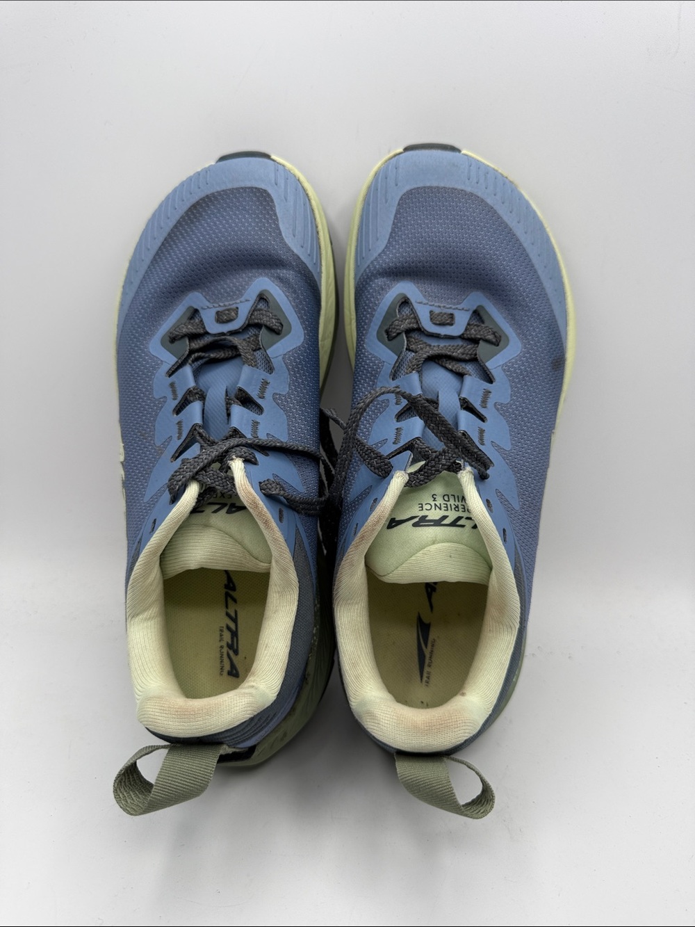 Altra Experience Wild 3 women’s 7.5 Navy and Olive Green Trail Running S1 - Picture 4 of 6